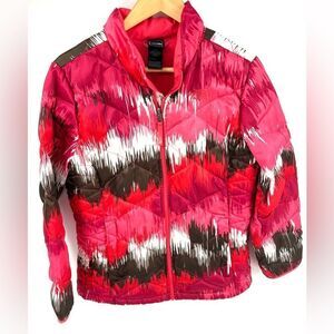 The North Face 550 girls goose down puffer full zip jacket size XL/18